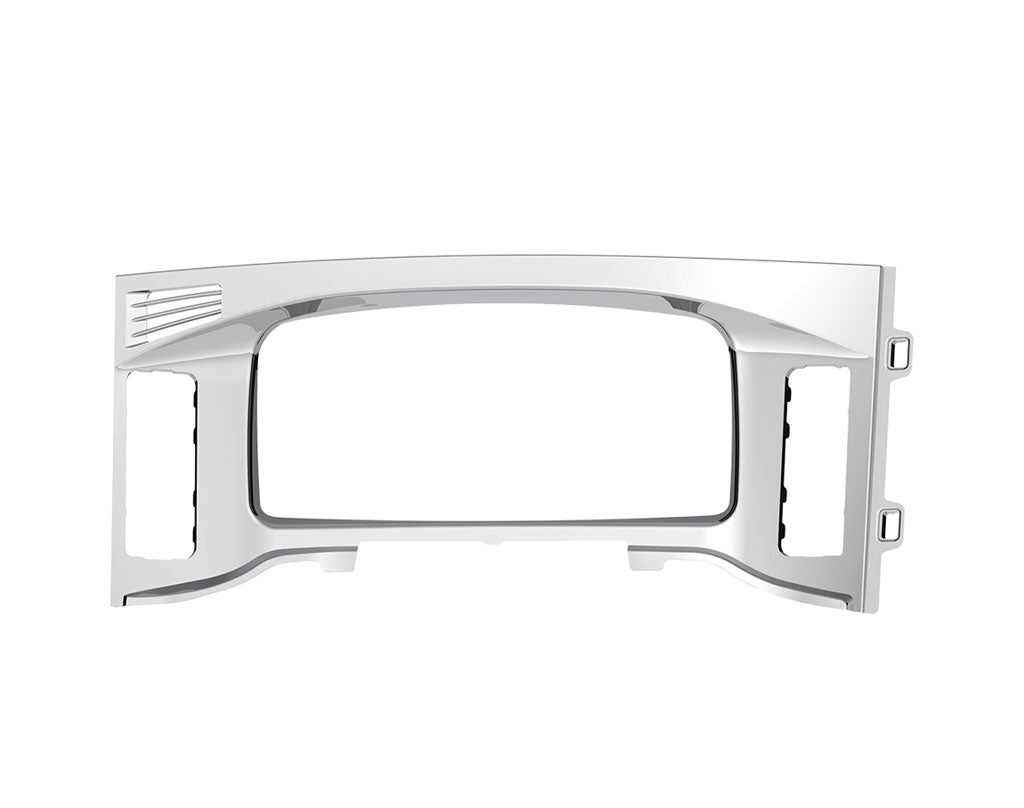 Freightliner Cascadia Chrome Center Dash Instrument Bezel - 2018-2023 | # 42427