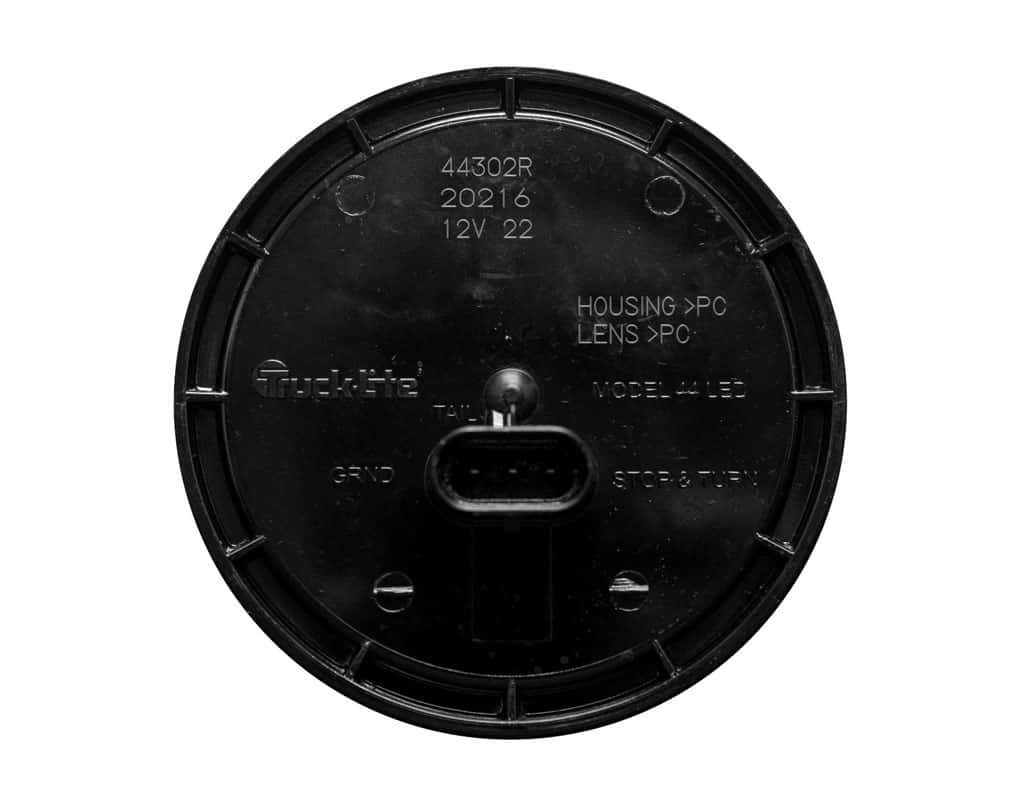 Truck-Lite 4" Round LED Red Stop/Turn/Tail Light | # 44302R