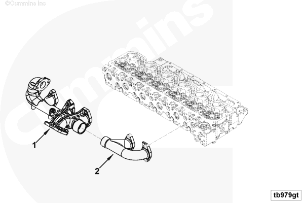 Cummins Exhaust Manifold - New | # 4937748