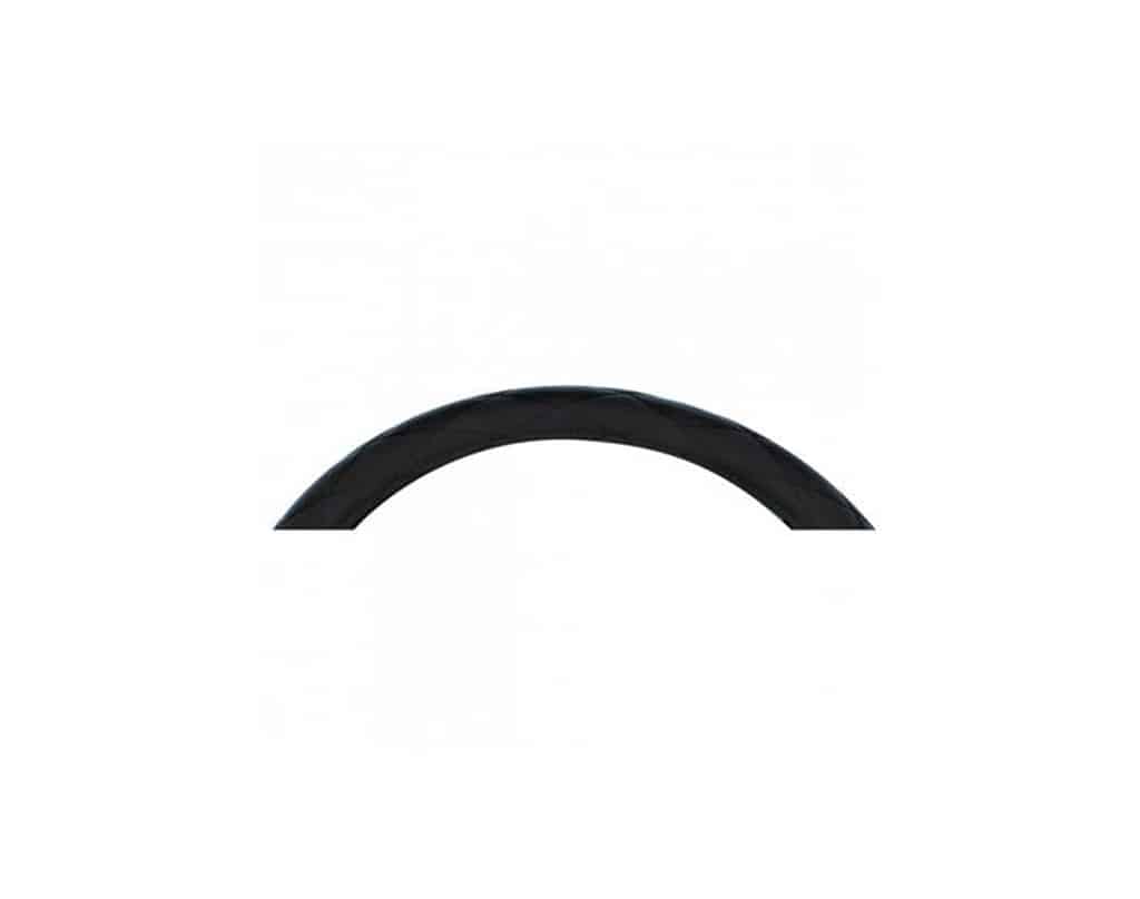 18" Crystal Black Stitched Leather Truck Steering Wheel Cover | # 70118