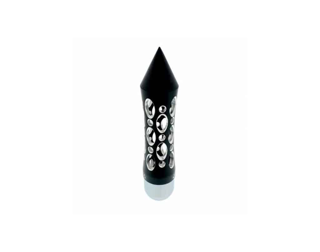 Daytona Style Spike Black Gear Shift Knob With 5/16"-24 Adapter | # 70585