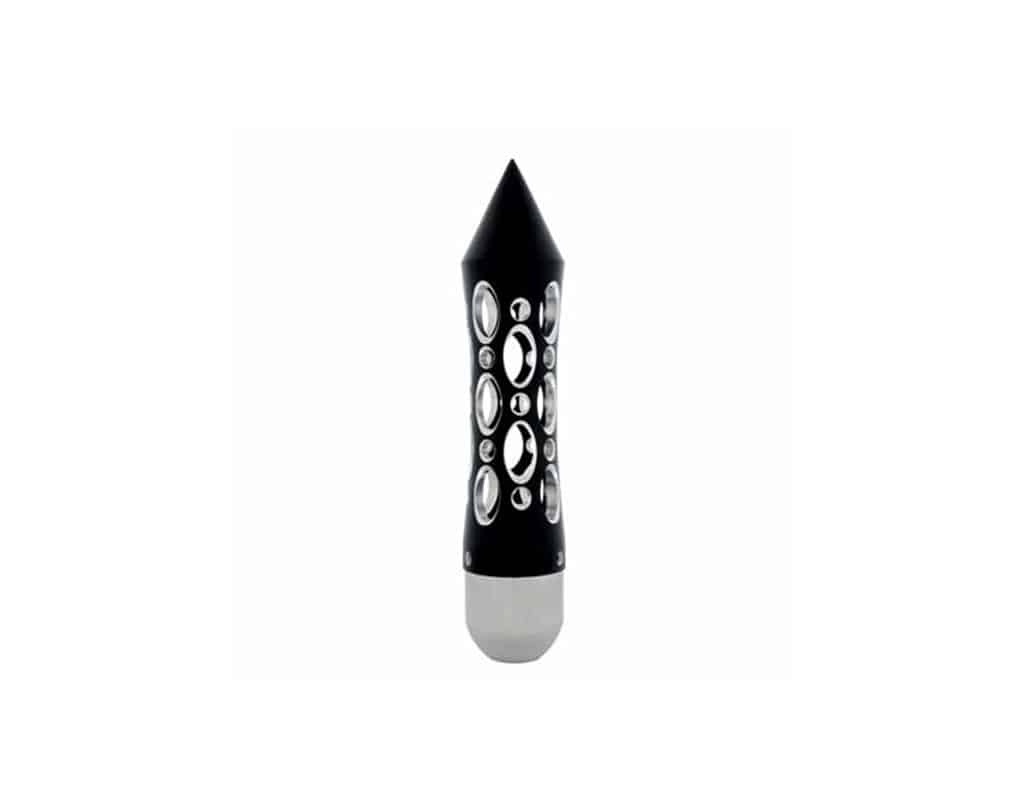 Daytona Style Spike Black Gear Shift Knob With 5/16"-24 Adapter | # 70585