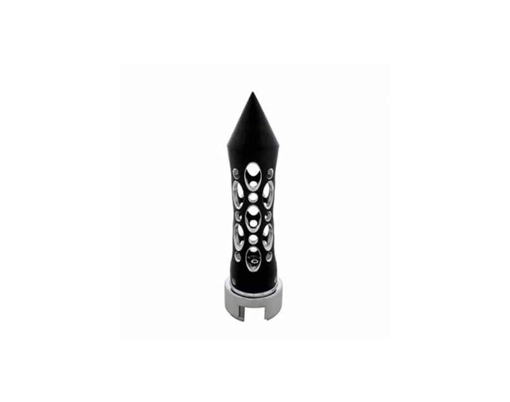 Daytona Style Spike Black Gear Shift Knob With 13/15/18 Adapter | # 70587