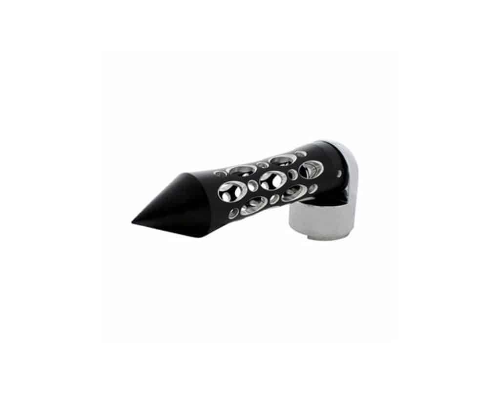 Daytona Style Spike Black Gear Shift Knob With 13/15/18 Adapter - Horizontal | # 70588