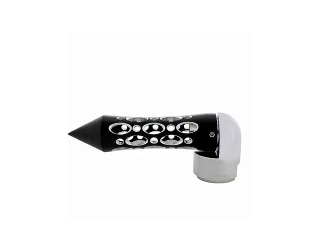 Daytona Style Spike Black Gear Shift Knob With 13/15/18 Adapter - Horizontal | # 70588