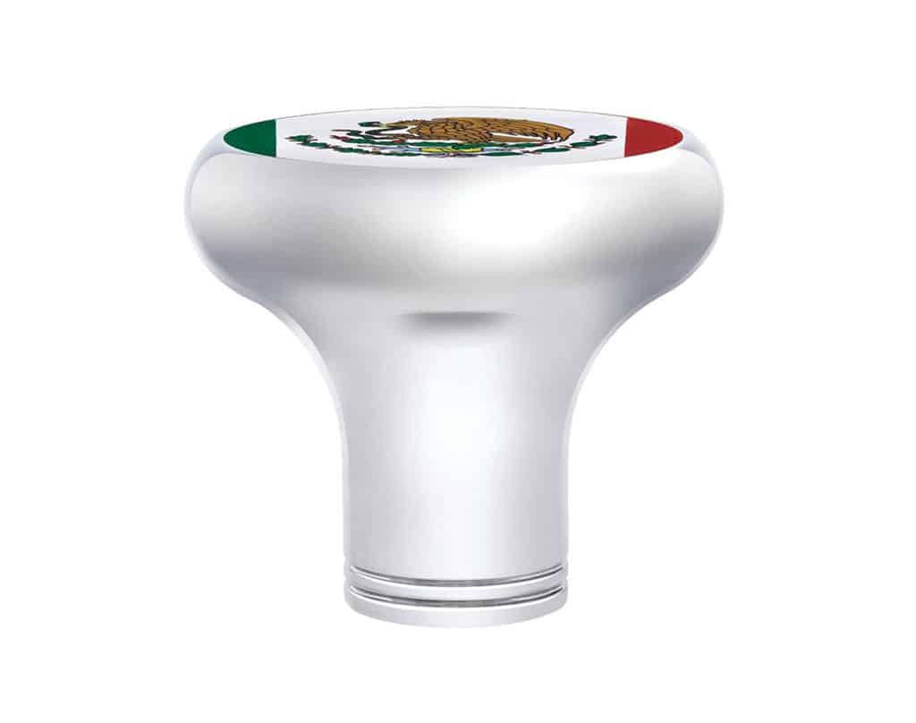 Mexico Flag Gear Shift Knob 1/2"-13 Thread-On | # 70797