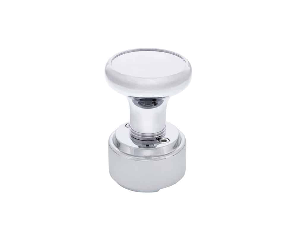 Chrome Thread-On Gear Shift Knob With Adapter