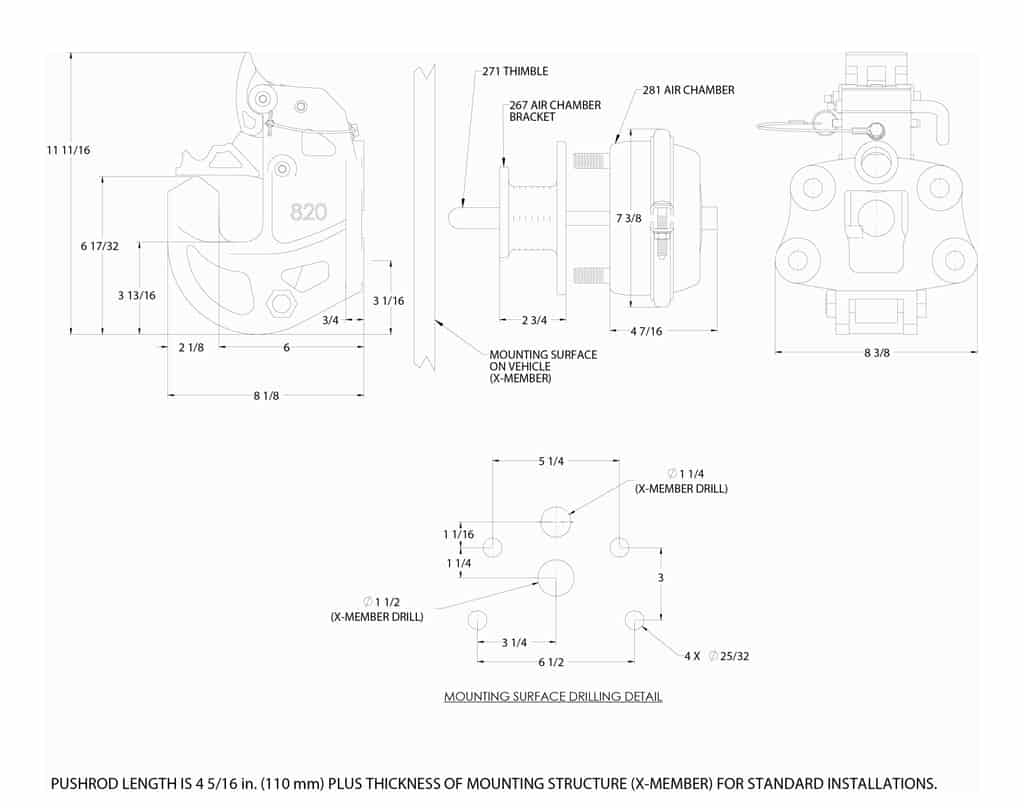 Premier Manufacturing 820ELA Extended Life Coupling Assemblies
