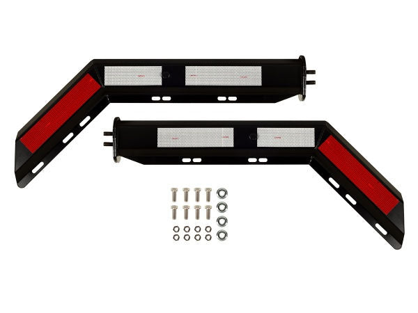 Angled Spring Loaded Type Mud Flap Hangers | # 10039918 (Legacy Part #B673025WTBK)