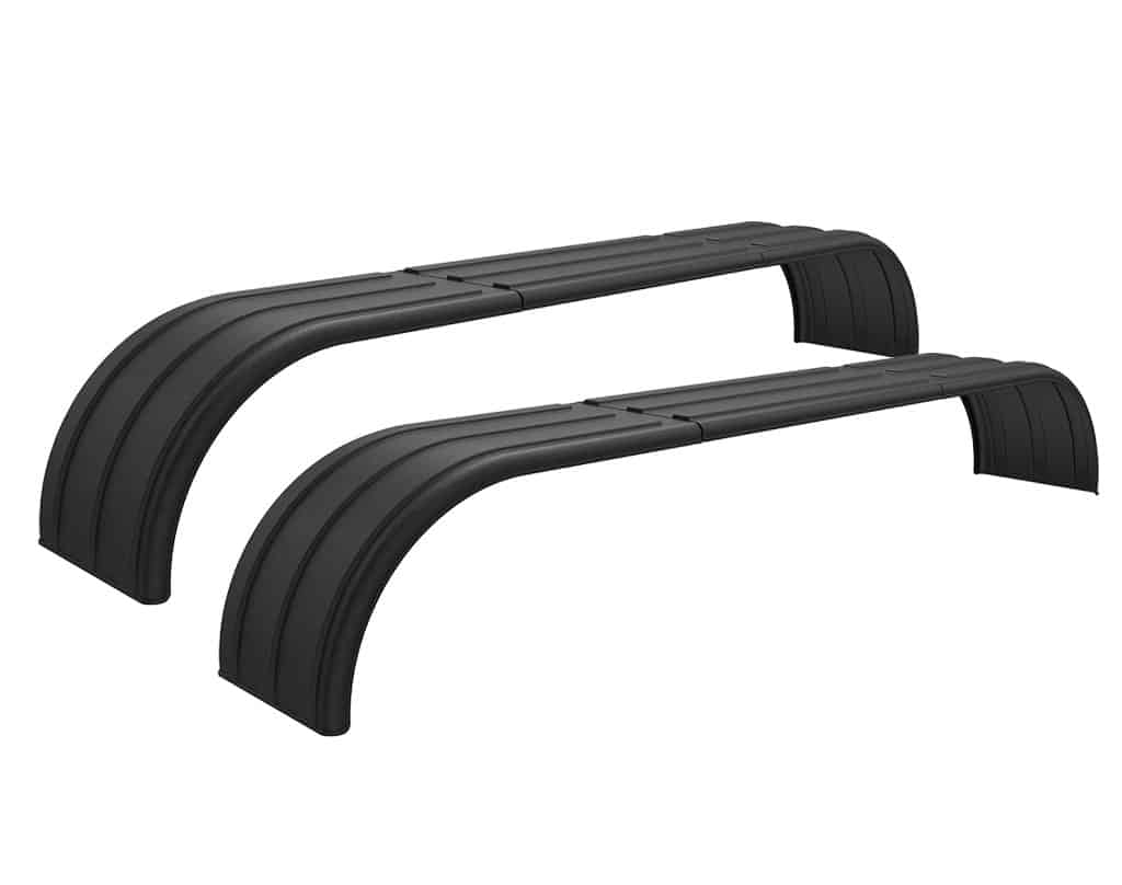 Minimizer™ MIN TA910 Semi Truck Poly Tri-Axle Fenders Kit For 22.5″ Or 24.5" Wheels