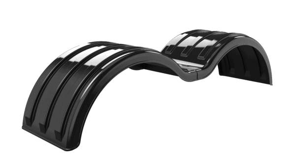 Minimizer™ 52" Tandem Axle Truck Fender Kit With 22.5" / 24.5" Dual Tires