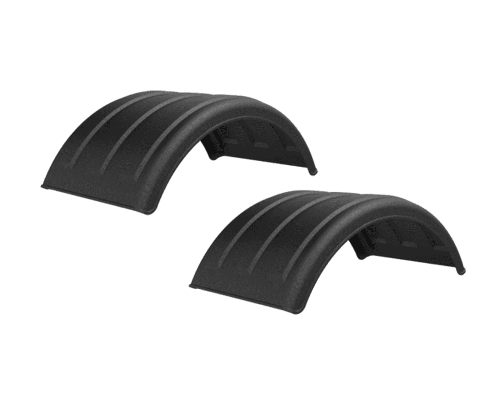 Minimizer™ MIN 150 Semi Truck Poly Fenders Kit For 22.5" / 24.5" Wheels | Single Axle