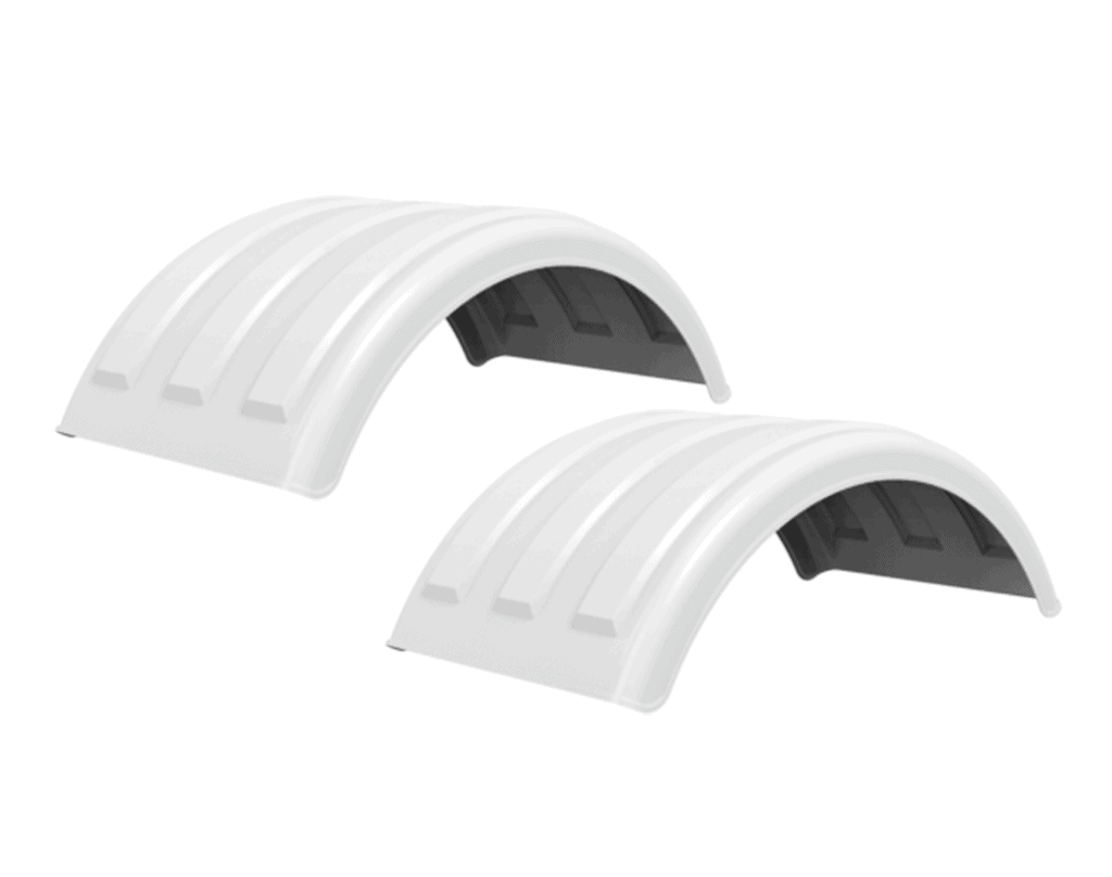 Minimizer™ MIN 150 Semi Truck Poly Fenders Kit For 22.5" / 24.5" Wheels | Single Axle