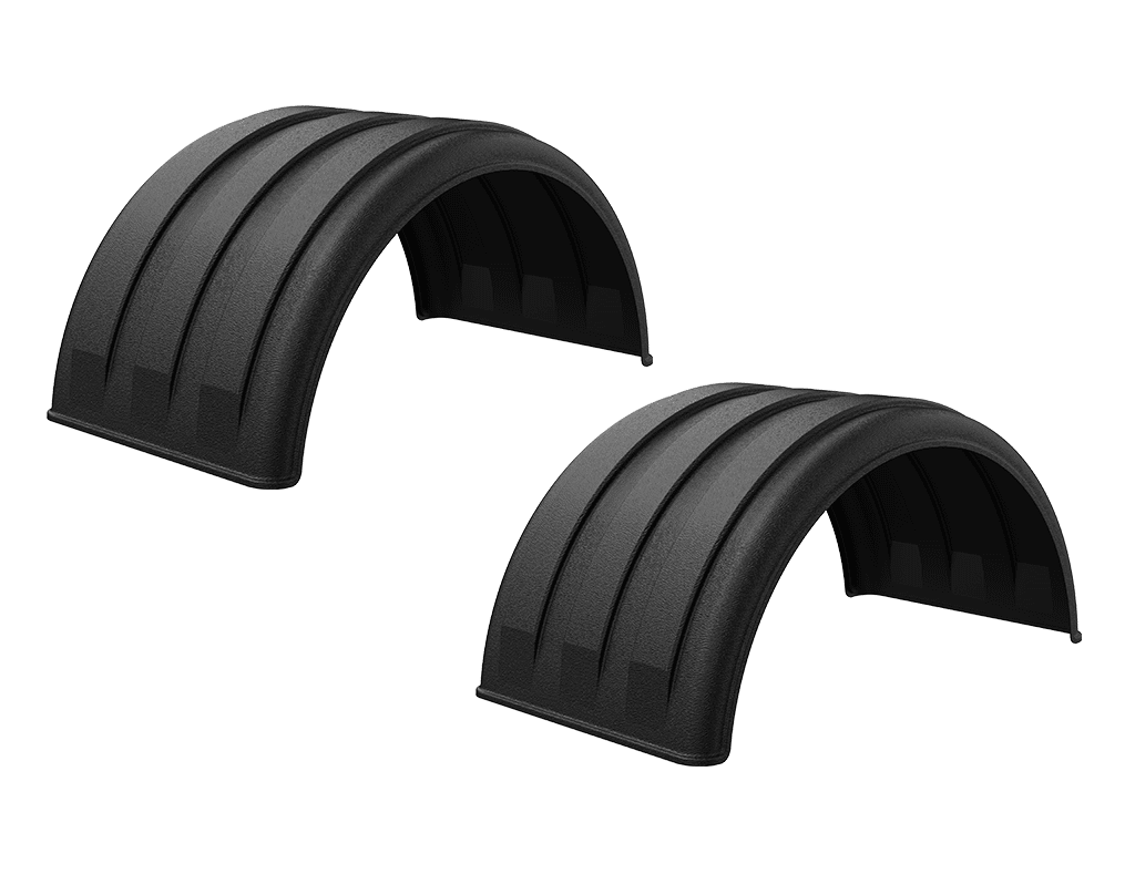 Minimizer™ MIN 1600 Semi Truck Fenders Kit For 16.5" Wheels | Single Axle