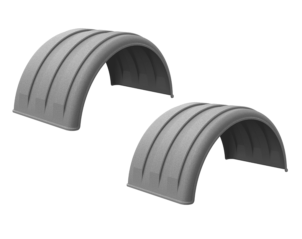 Minimizer™ MIN 1600 Semi Truck Fenders Kit For 16.5" Wheels | Single Axle