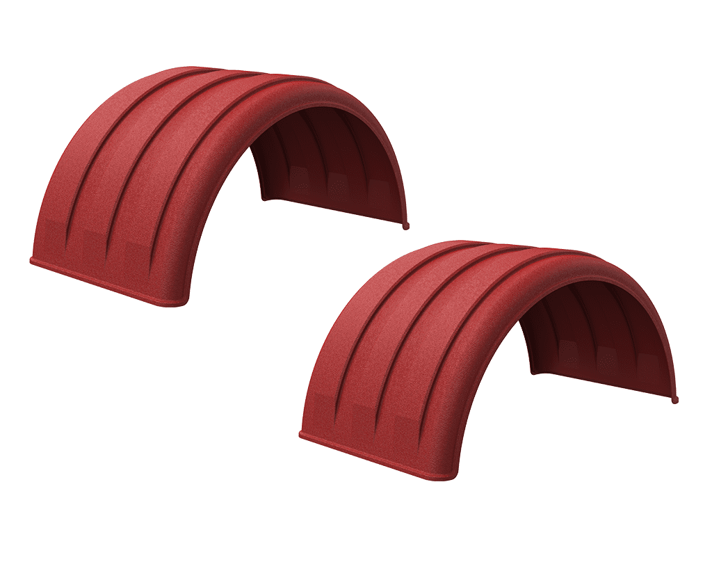 Minimizer™ MIN 1600 Semi Truck Fenders Kit For 16.5" Wheels | Single Axle