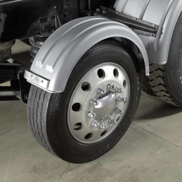 Minimizer™ MIN 161200 Semi Truck Poly Fenders Kit For Single Tire 16.5" / 22.5" | Single Wheel
