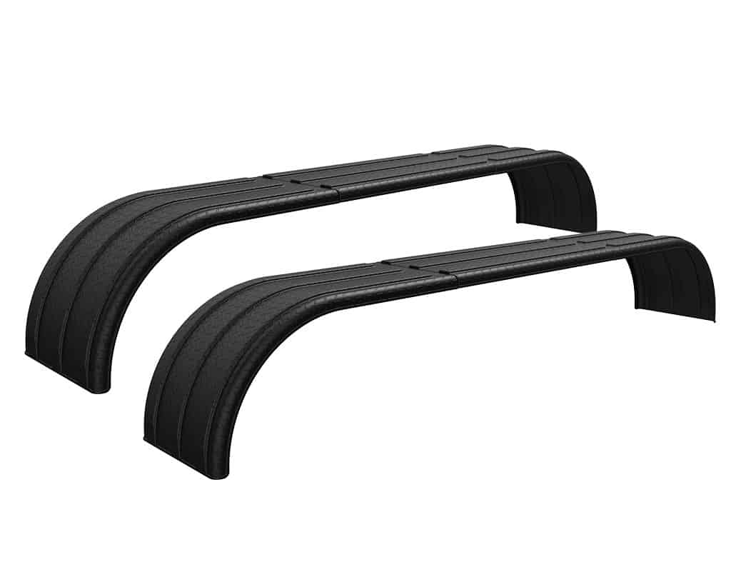 Minimizer™ MIN TA910 Semi Truck Poly Tri-Axle Fenders Kit For 22.5″ Or 24.5" Wheels