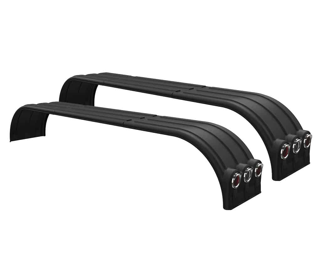 Minimizer™ MIN TA910 Semi Truck Poly Tri-Axle Fenders Kit For 22.5″ Or 24.5" Wheels