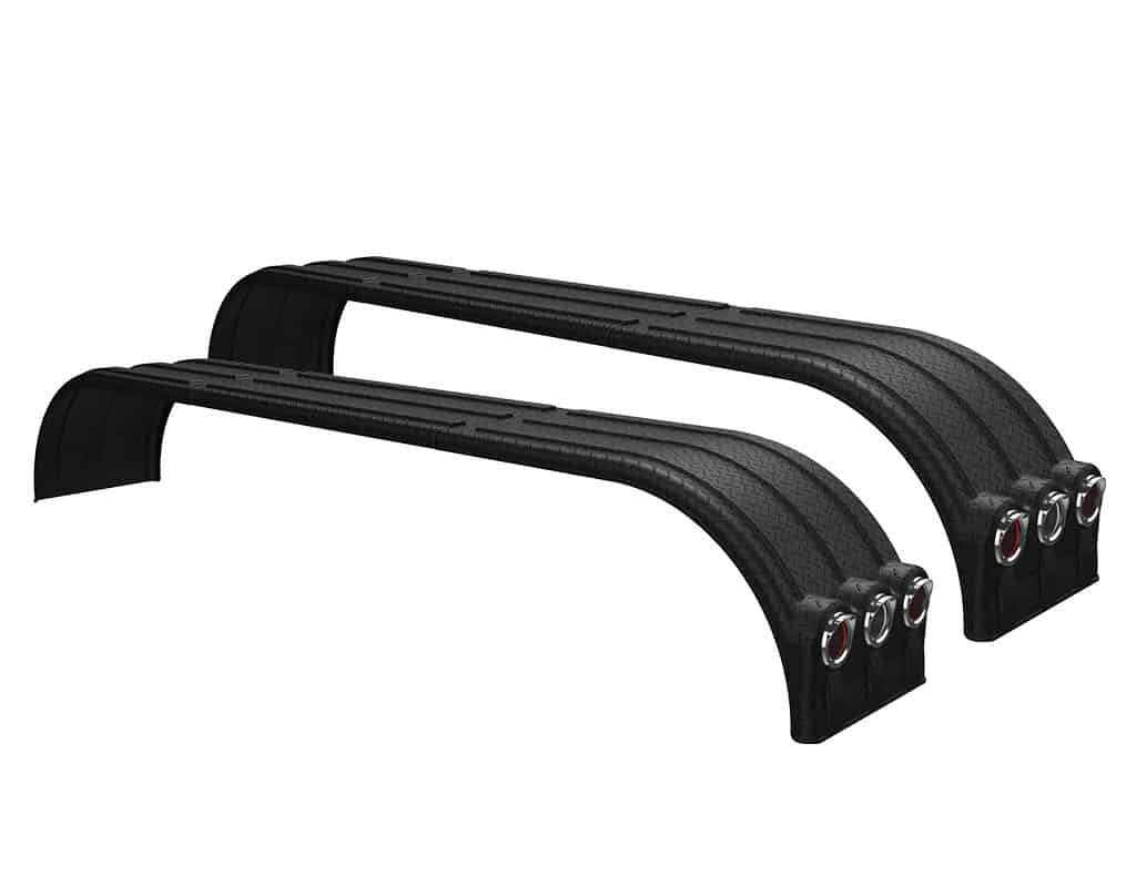 Minimizer™ MIN TA910 Semi Truck Poly Tri-Axle Fenders Kit For 22.5″ Or 24.5" Wheels
