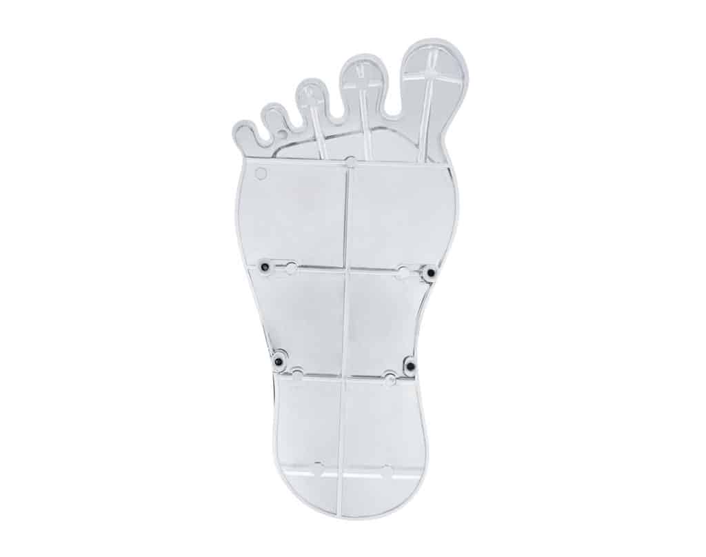 Chrome Barefoot Shape Gas Pedal Cover | # S1020