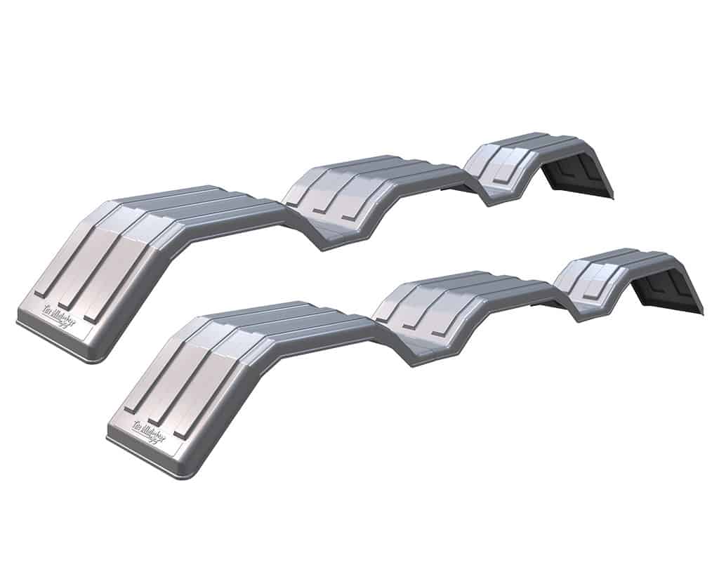 Minimizer™ MIN 318 Semi Truck Poly Tri-Axle Fenders Kit For 22.5" Or 24.5" Tires