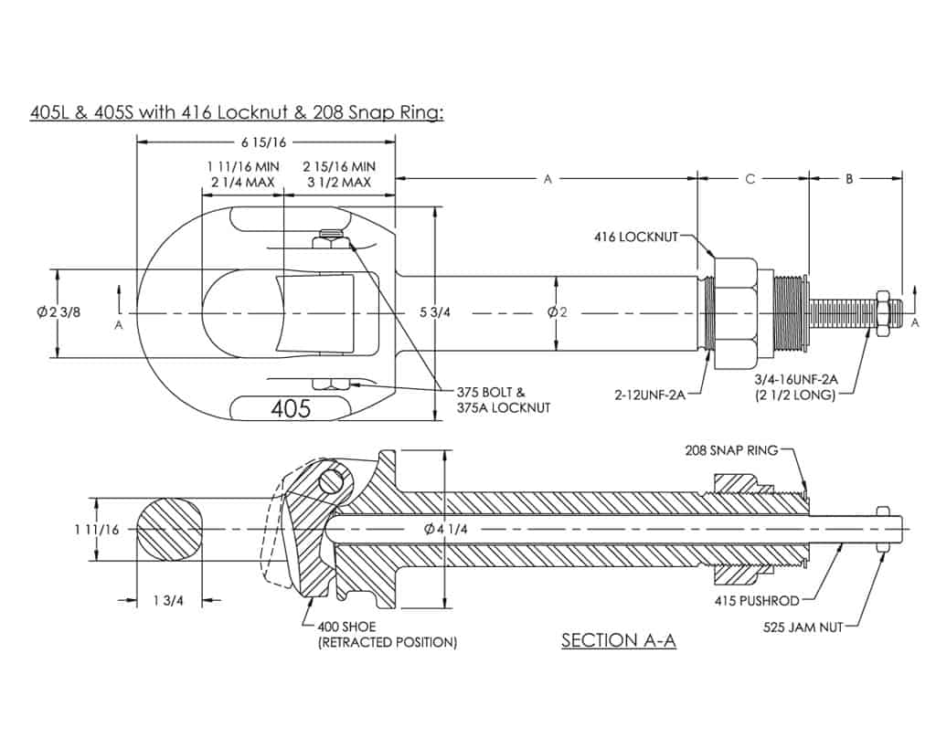 Premier 405 Swivel Drawbar Eyes | # 10004770